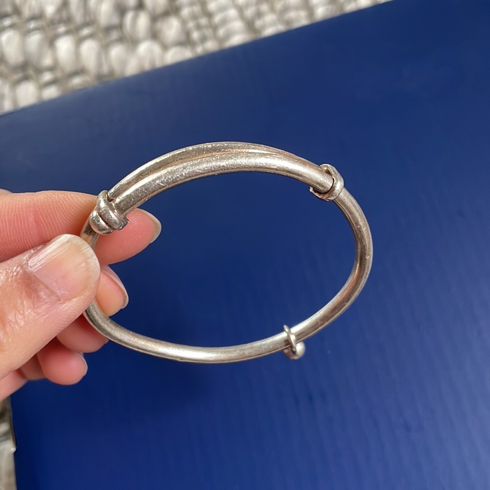Adjustable Silver Bracelet - image 2